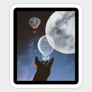 air balloons Sticker